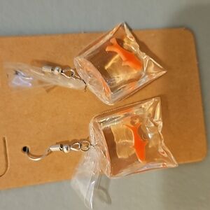 Goldfish earrings